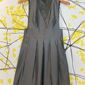 Theory never worn metallic beautiful pleated dress